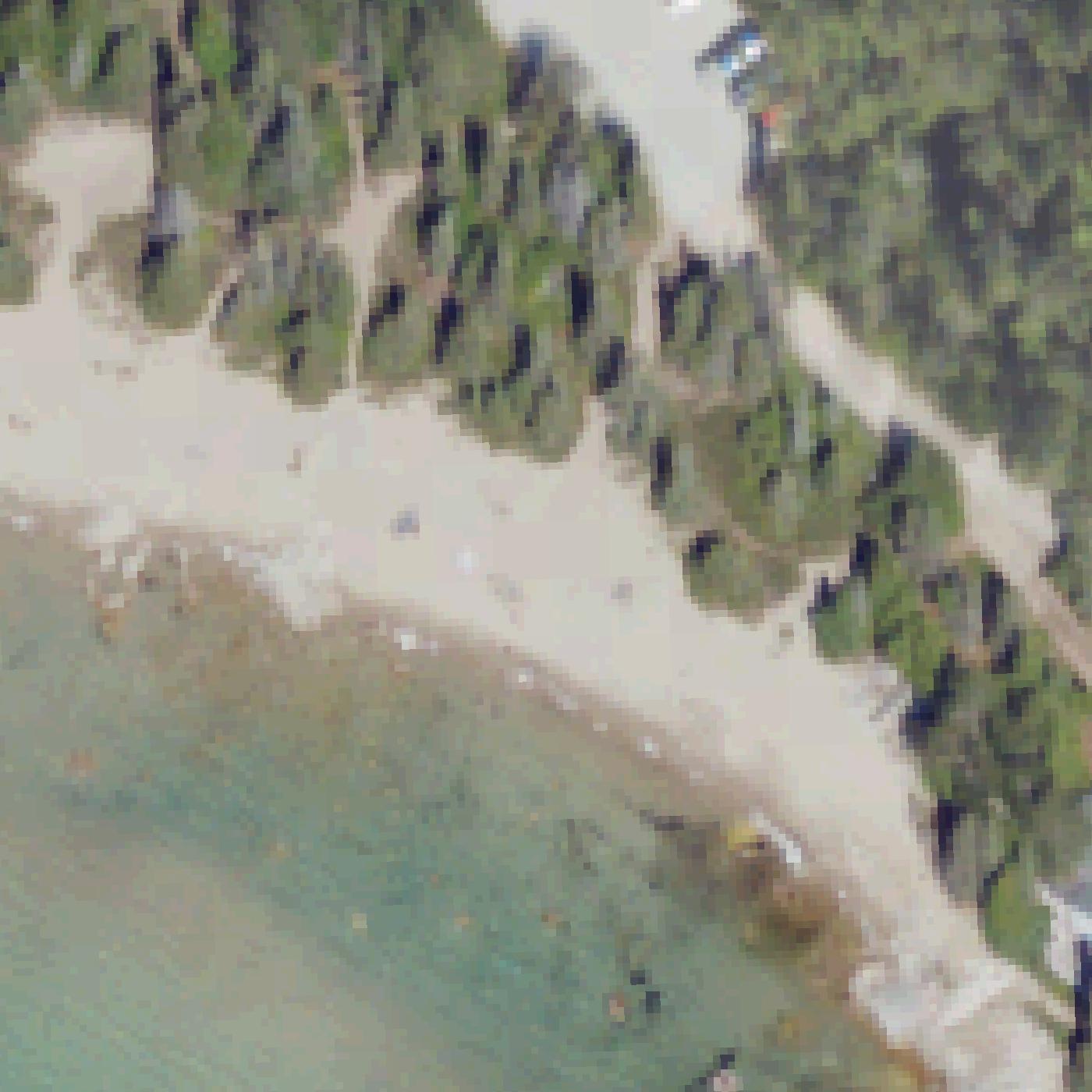 Aerial map of Big Shoal Beach