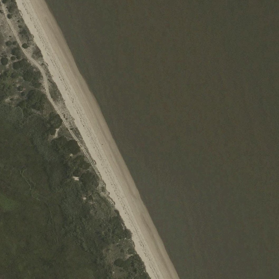 Aerial map of Big Stone Beach