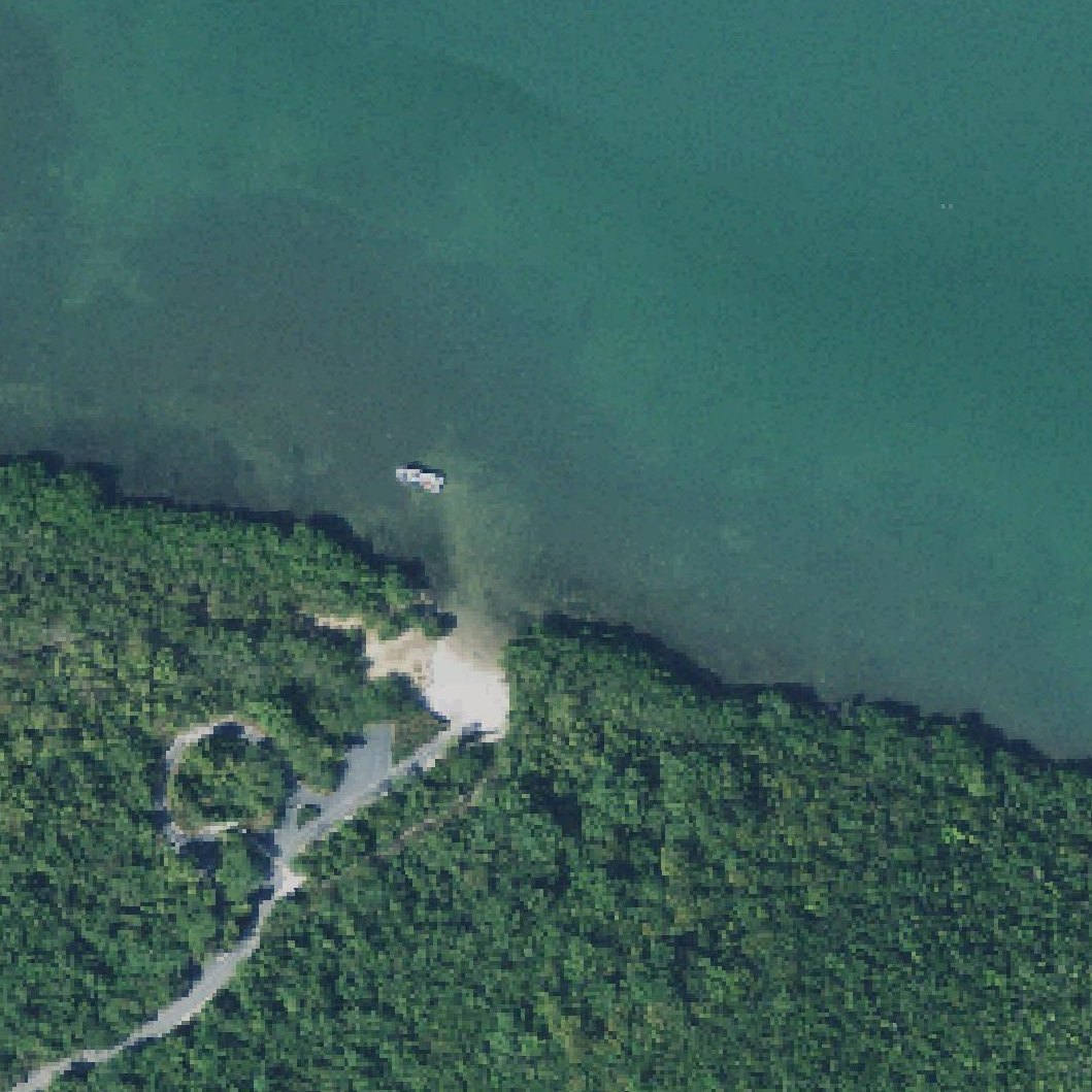 Aerial map of Bio bay beach