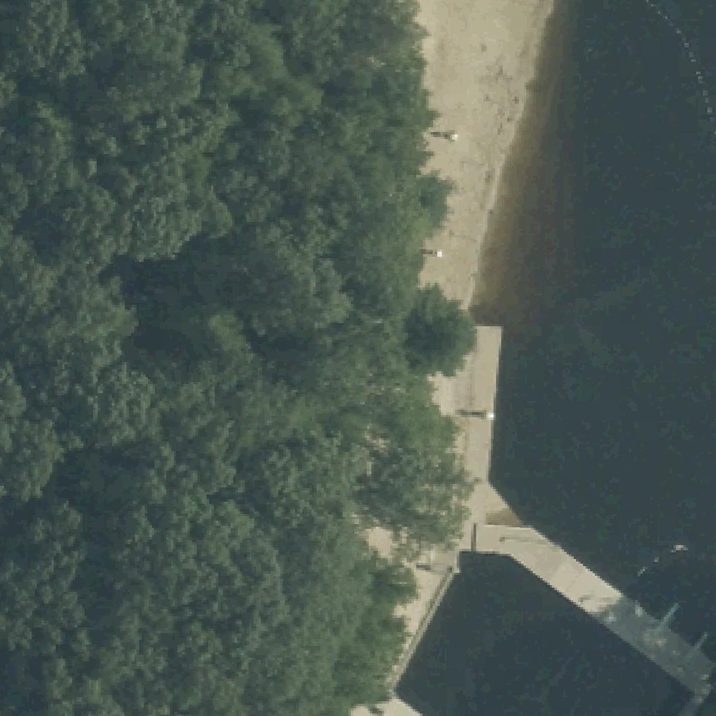 Aerial map of Birchwood Lake Beach