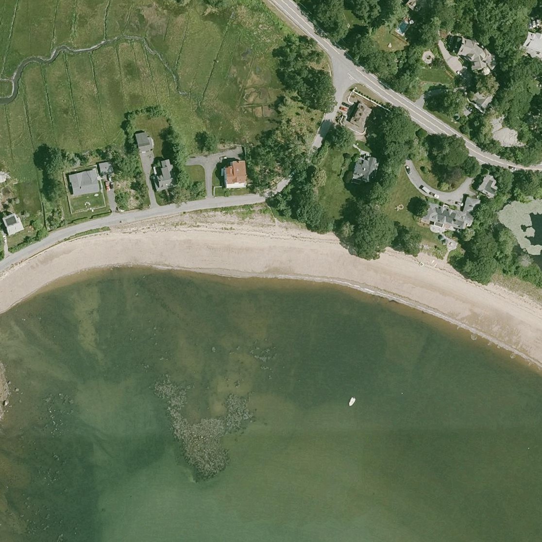 Aerial map of Black Beach