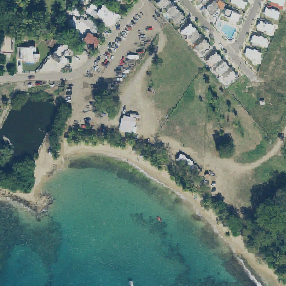 Aerial map of Black Eagle Beach