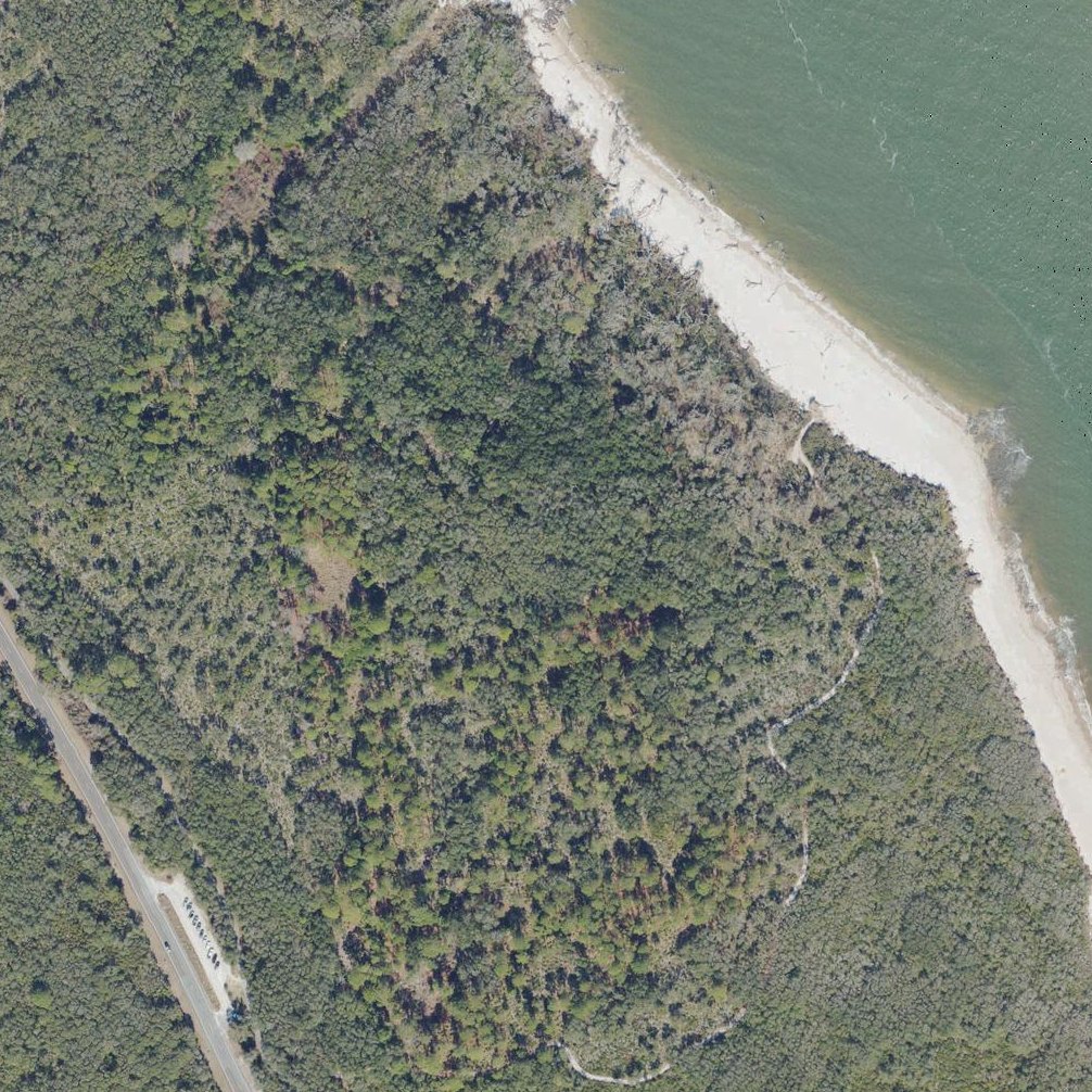 Aerial map of Black Rock Beach