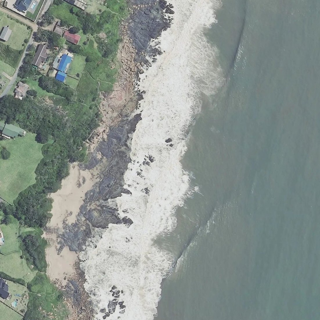 Aerial map of Black Rock Beach