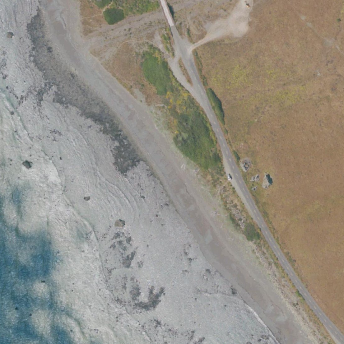 Aerial map of Black Sand Beach