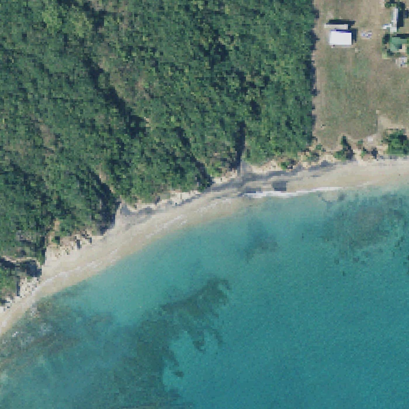 Aerial map of Black Sand Beach
