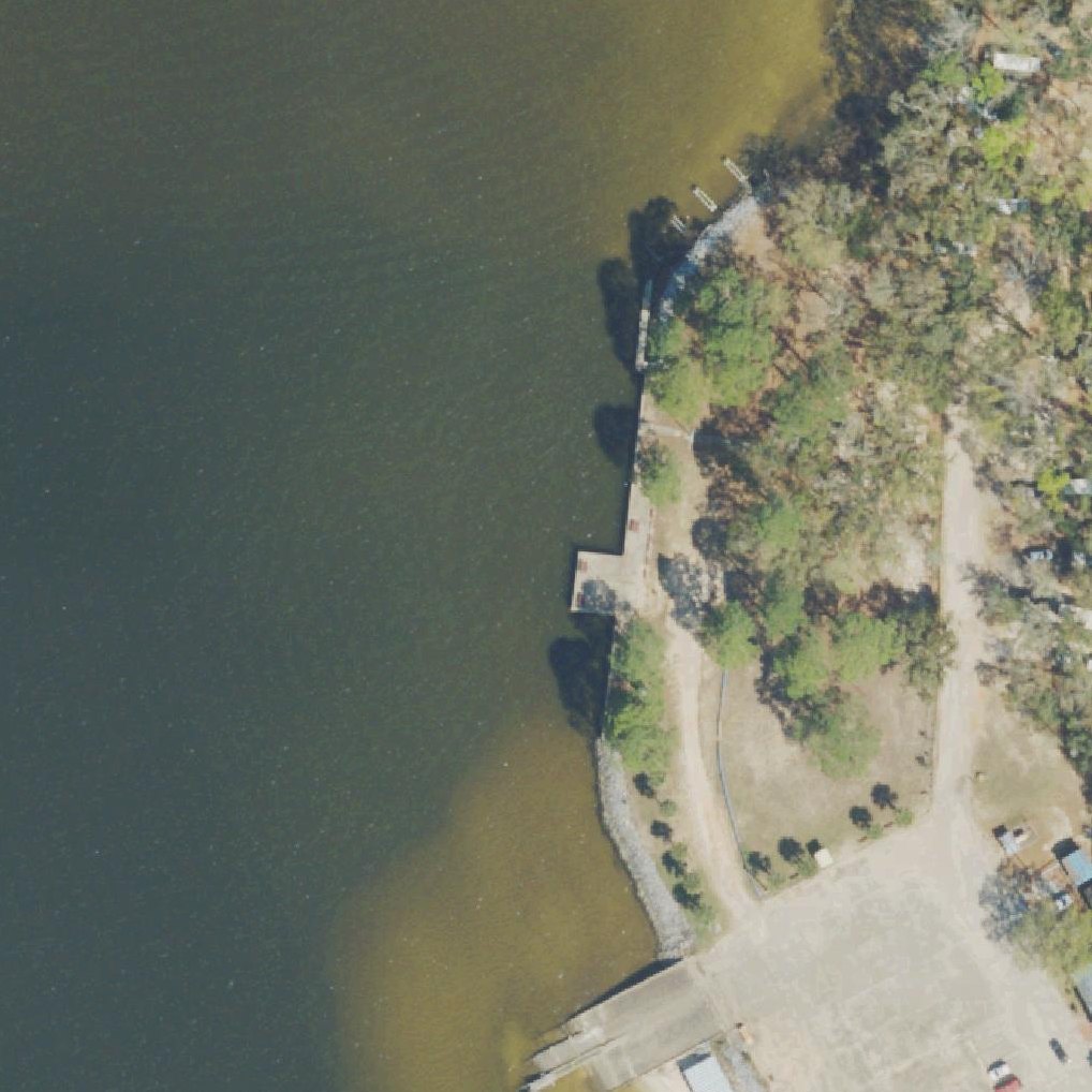 Aerial map of Blue Angels Recreation Area, Anchor Cove