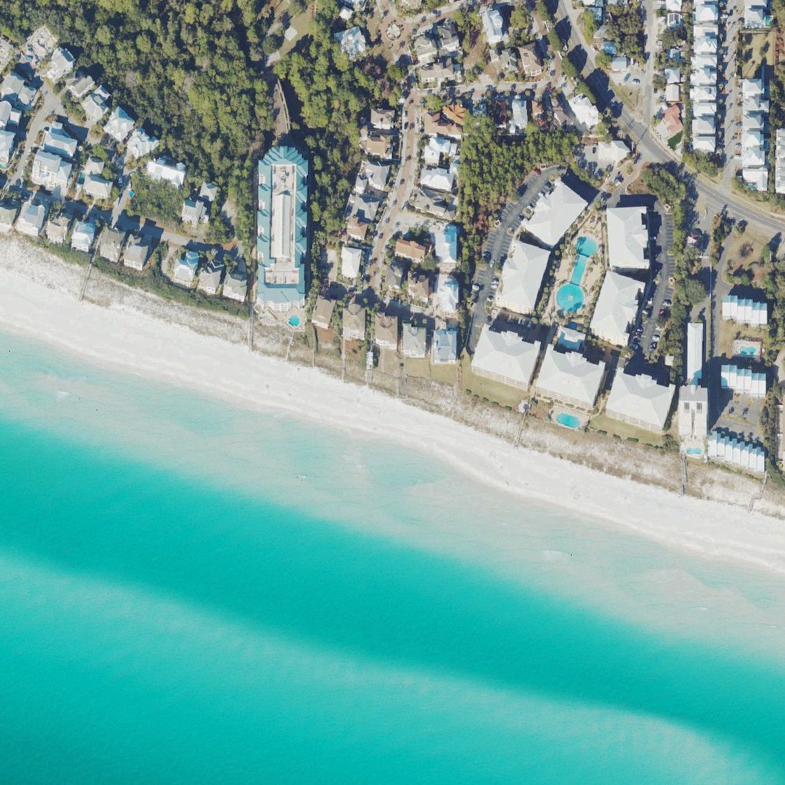 Aerial map of Blue Mountain Regional Beach Access