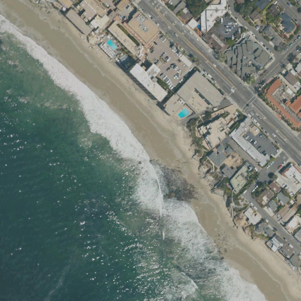 Aerial map of Bluebird Beach