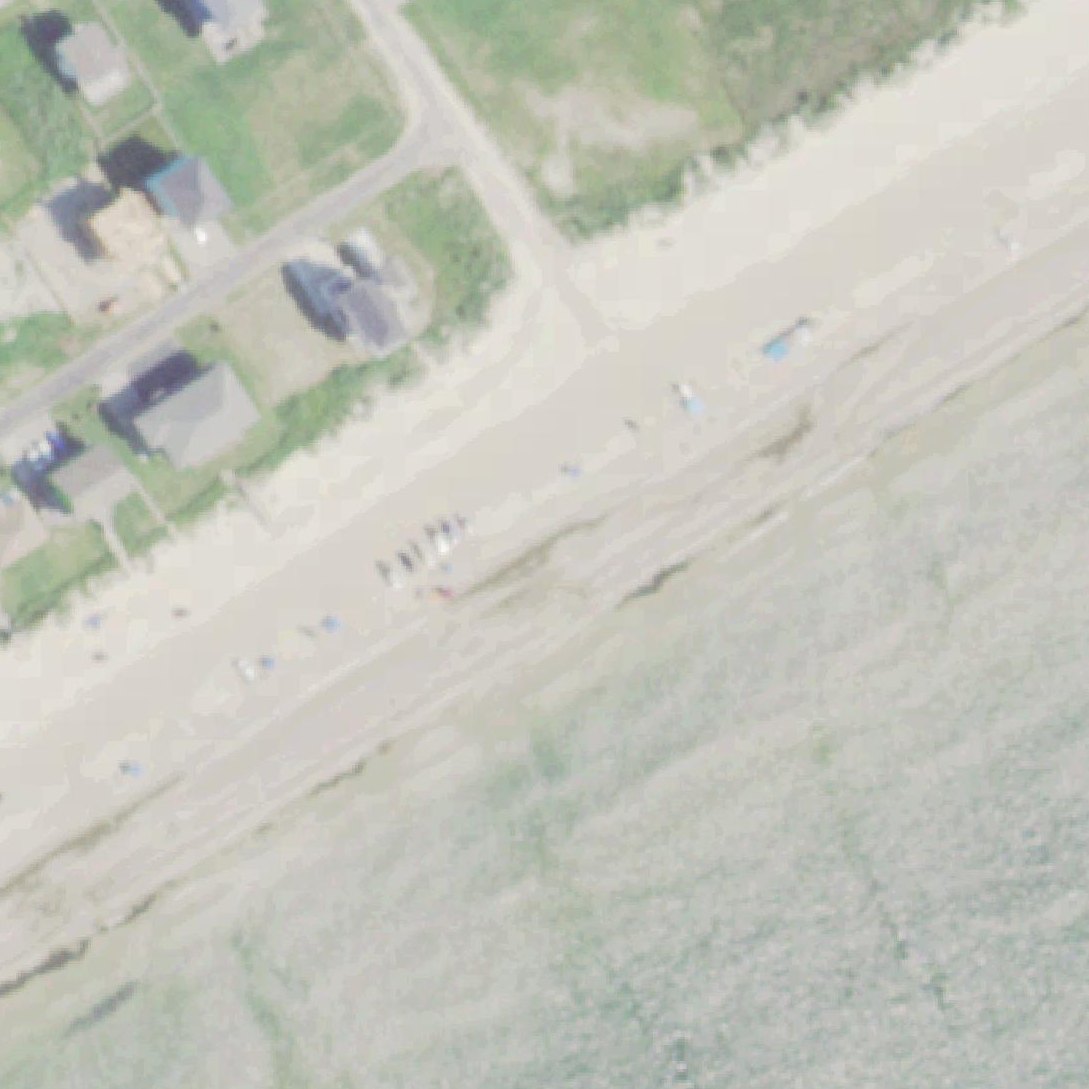 Aerial map of Bluewater Beach