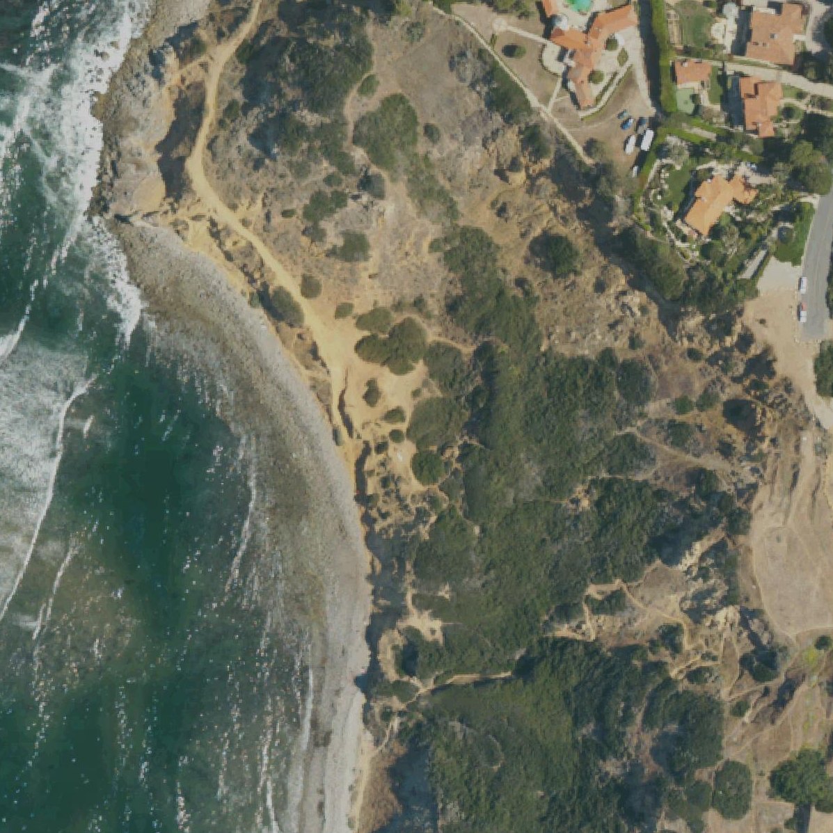 Aerial map of Bluff Cove Lookout