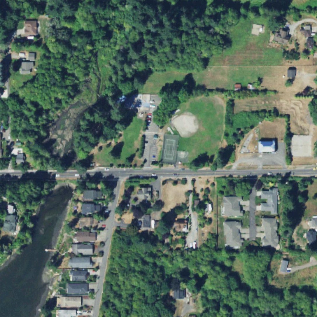 Aerial map of BMX Park and Beach Volleyball Courts