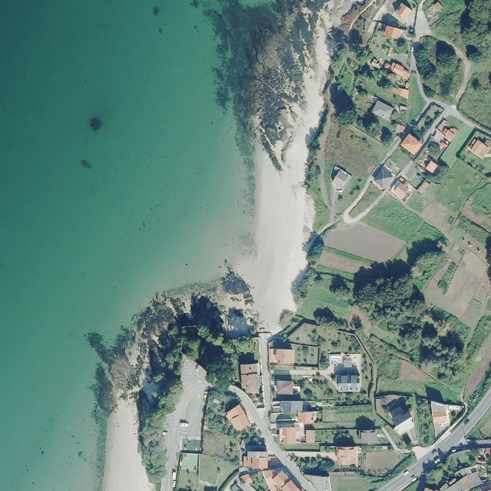Aerial map of Boa Pequena Beach