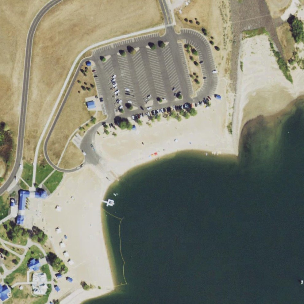 Aerial map of Boat Launch Beach