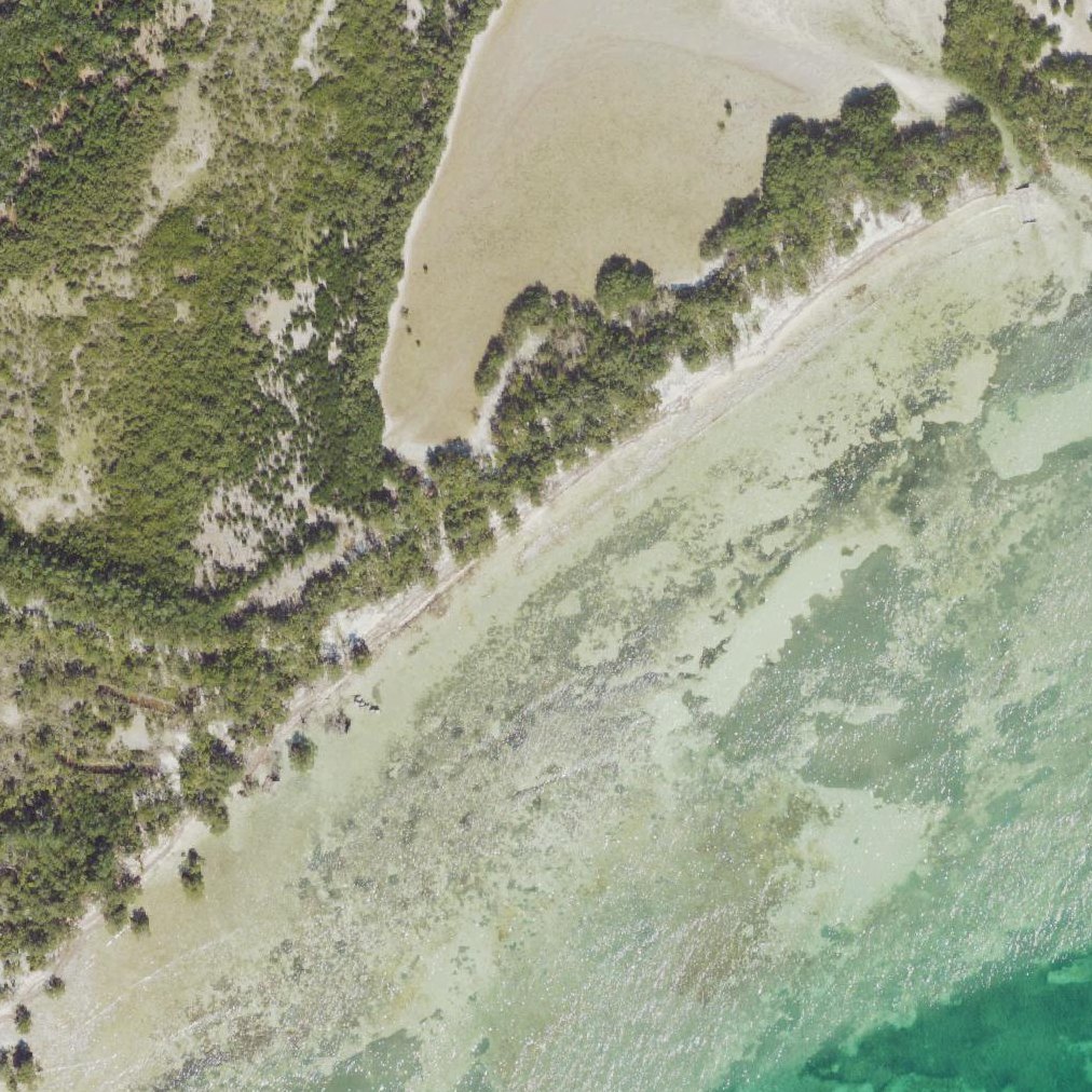 Aerial map of Boca Chica Nude Beach