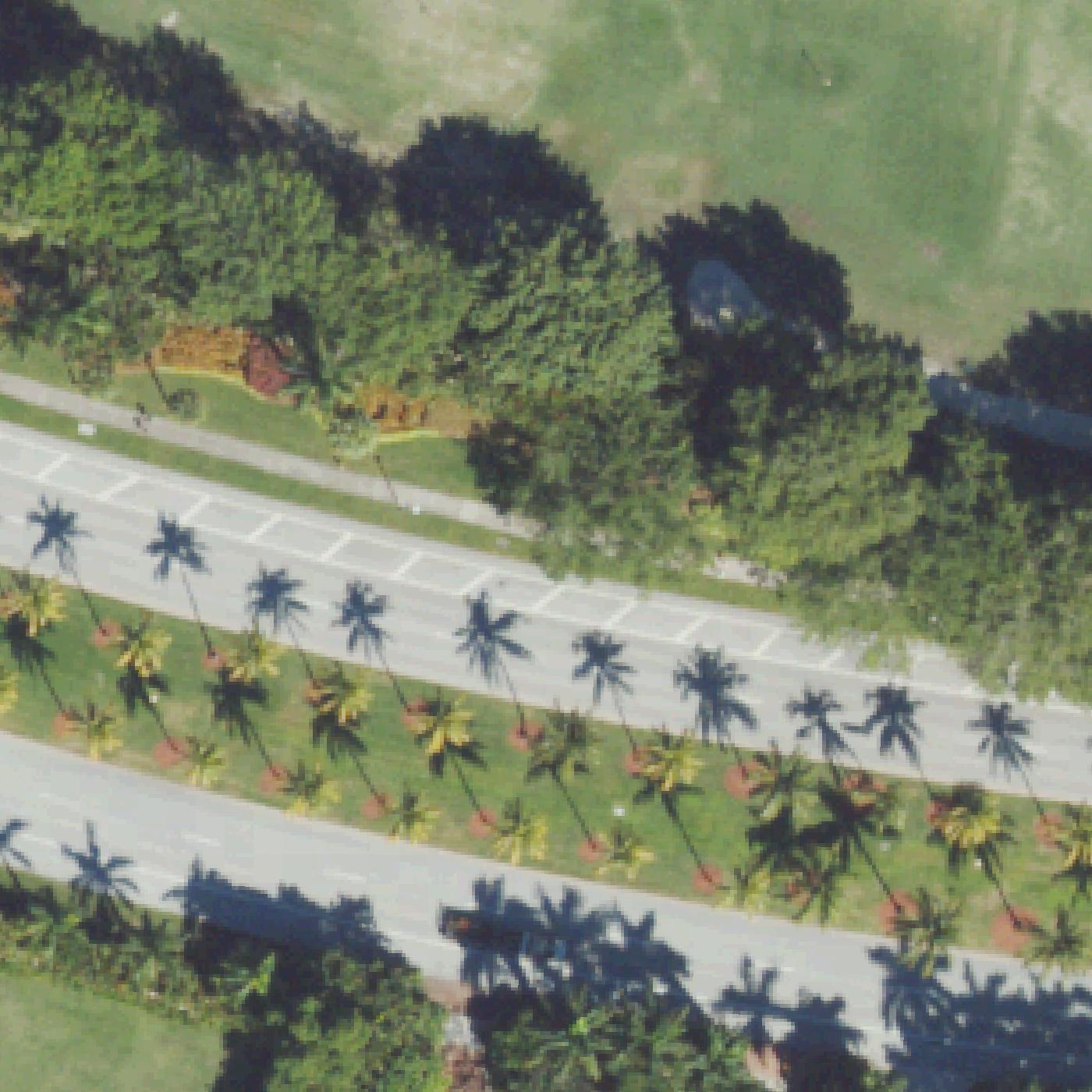 Aerial map of Boca Raton Beach & Ocean