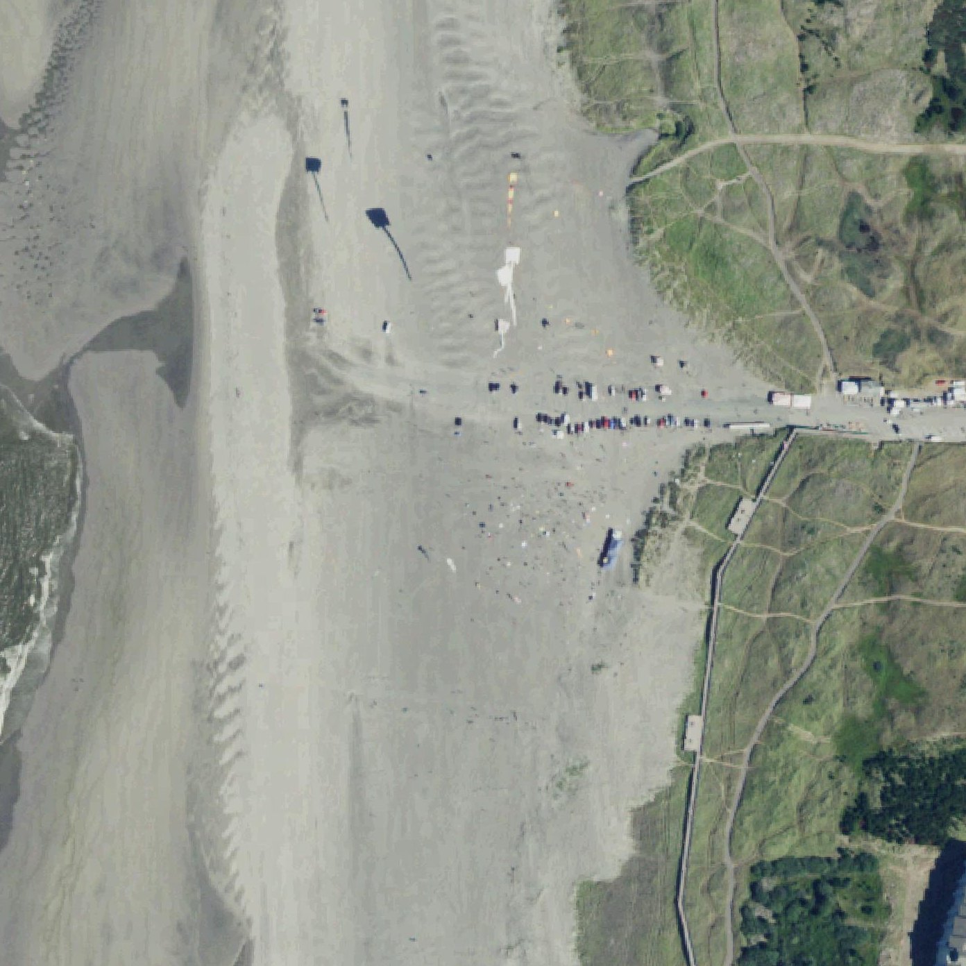 Aerial map of Bolstad Beach Approach