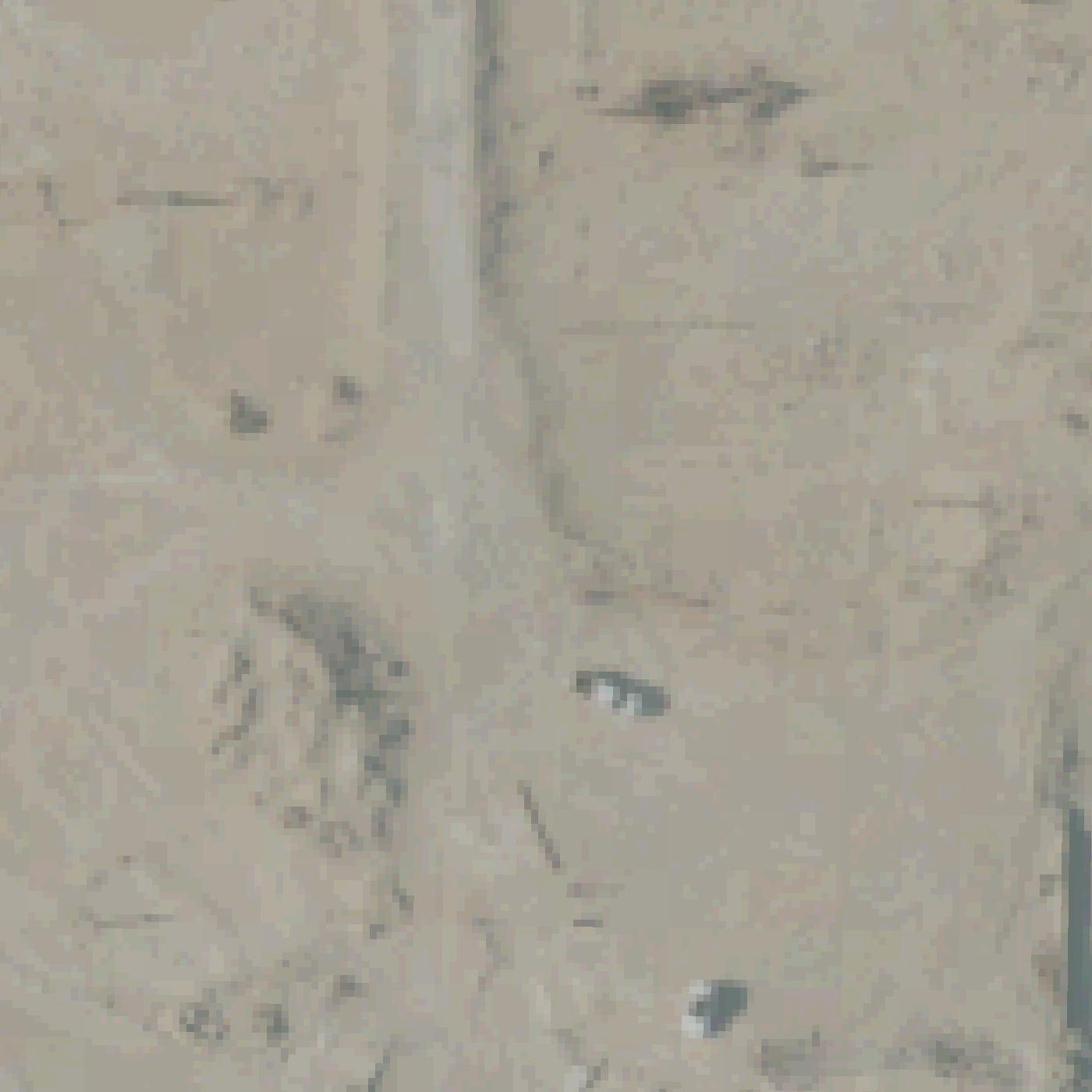 Aerial map of Bombay Beach Ruins