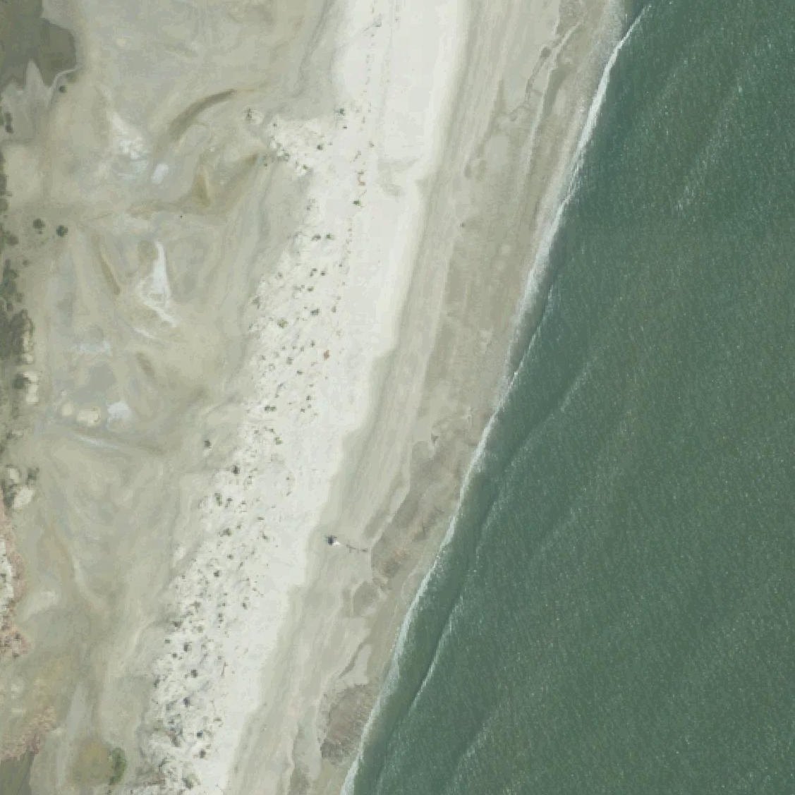 Aerial map of Boneyard Beach