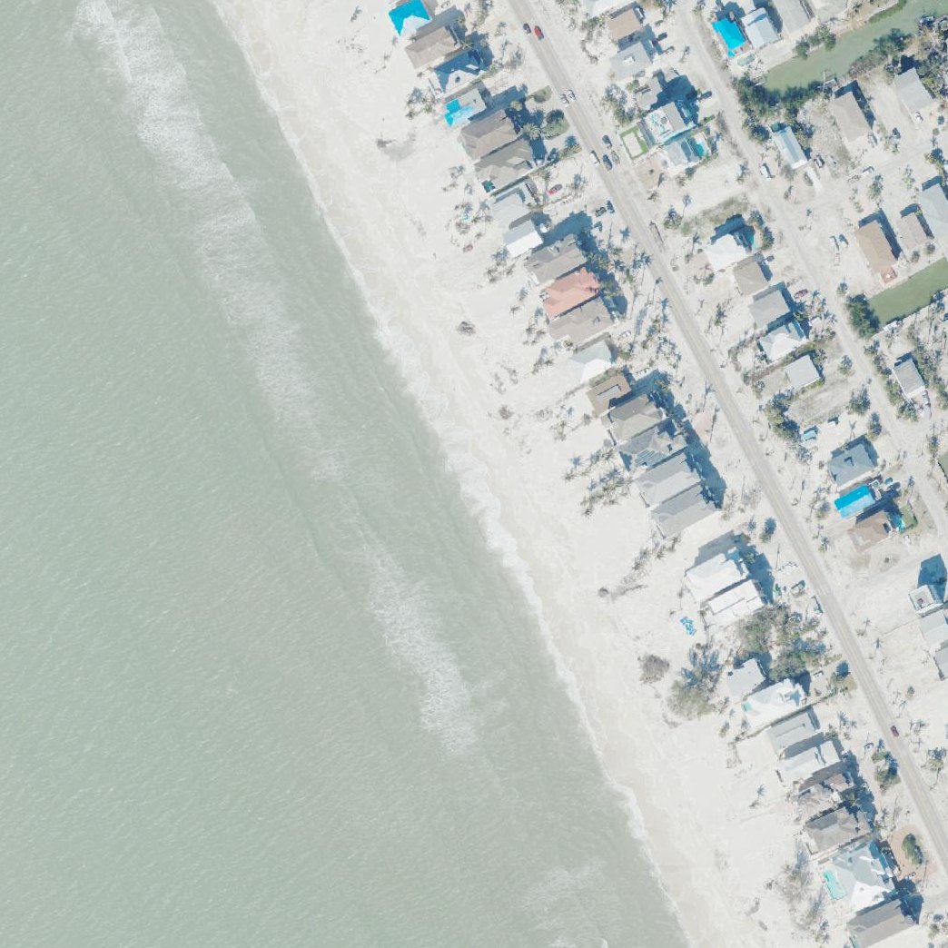 Aerial map of Bonita Beach