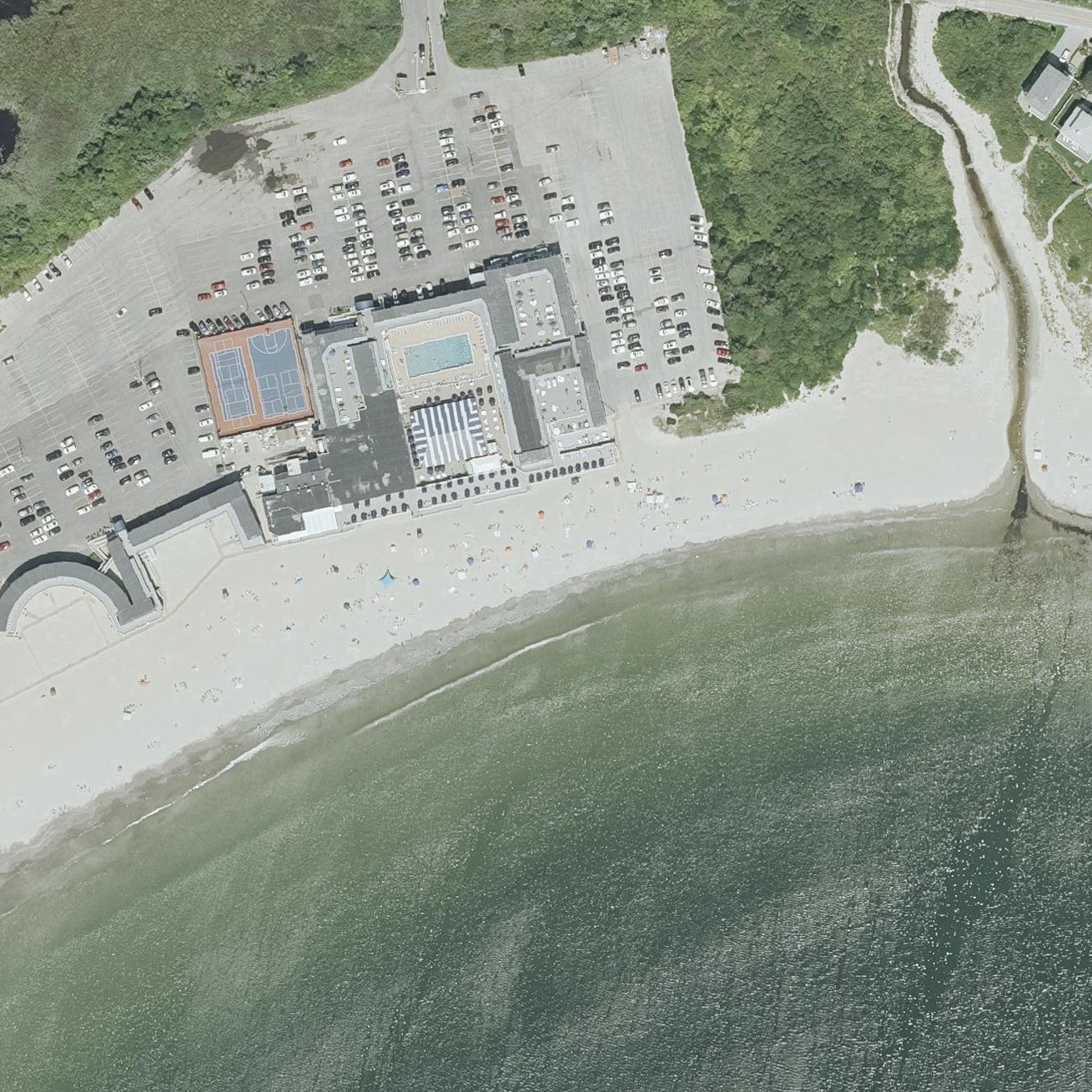 Aerial map of Bonnet Shores Beach