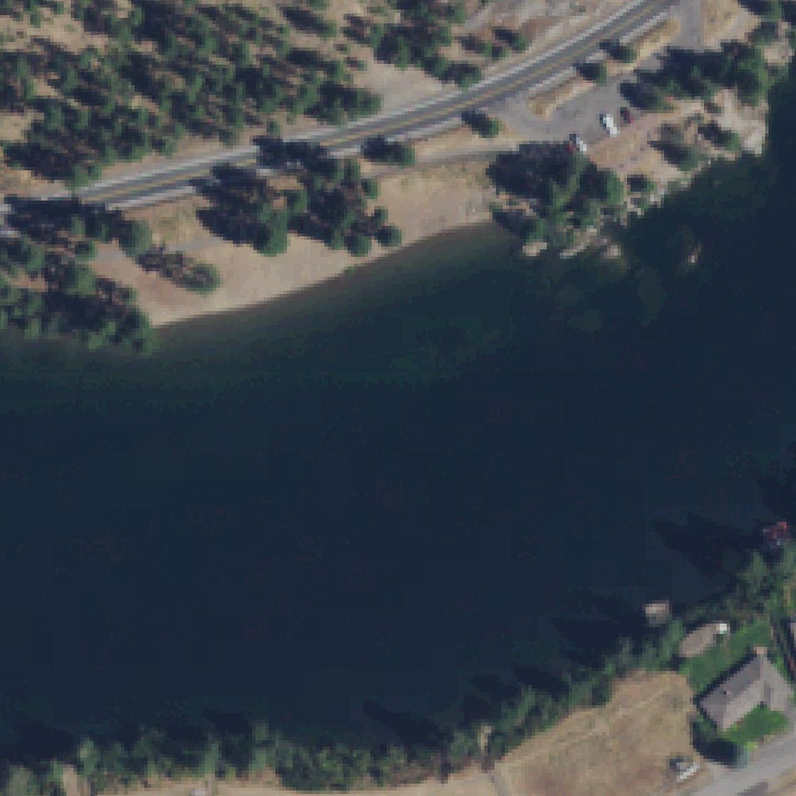 Aerial map of Boulder Beach