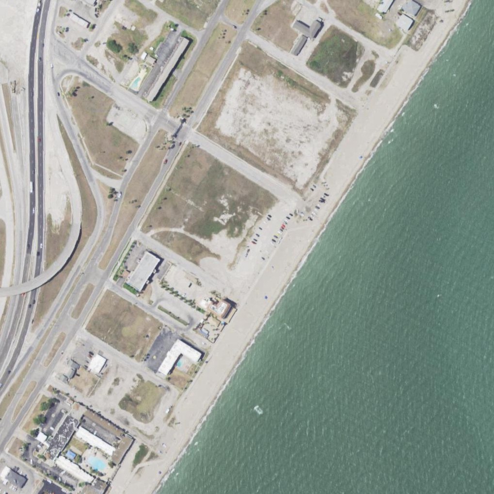 Aerial map of Breaker Avenue Beach Access