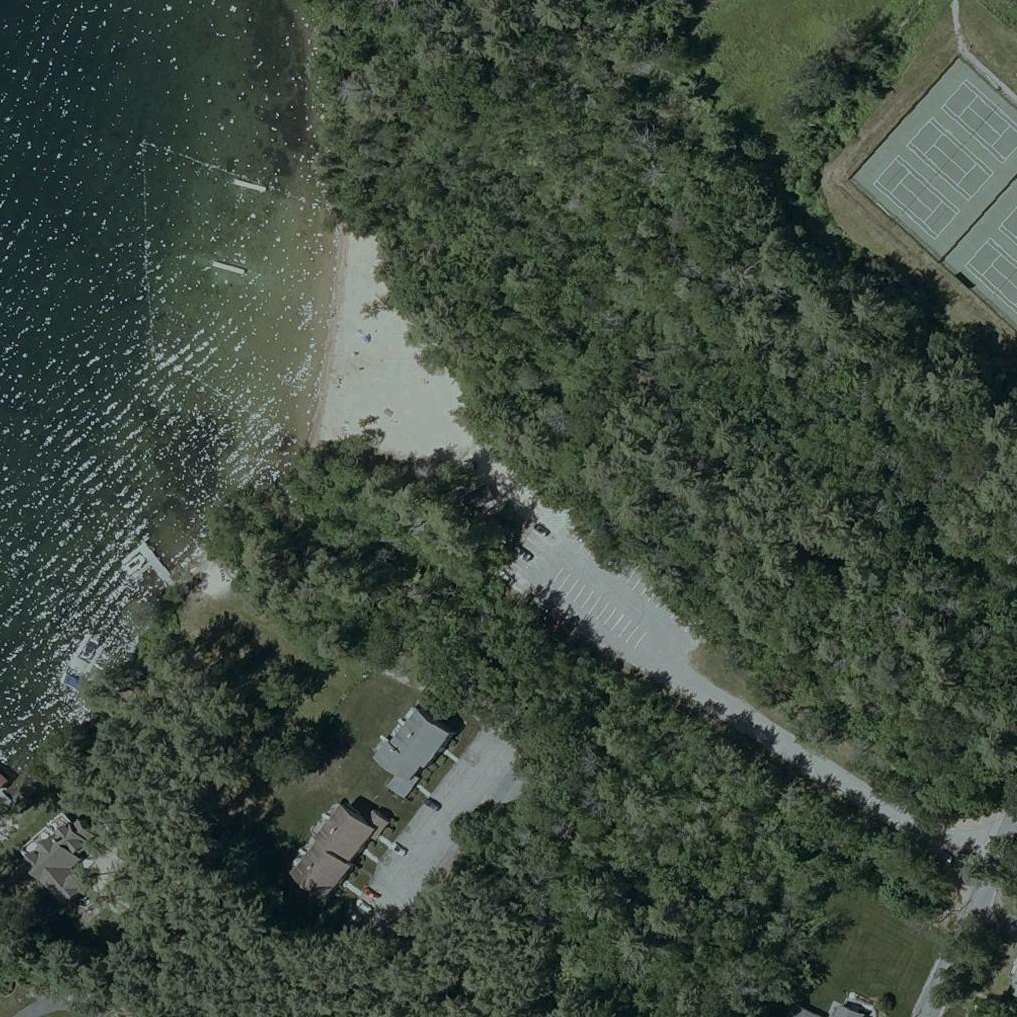 Aerial map of Brewster Beach