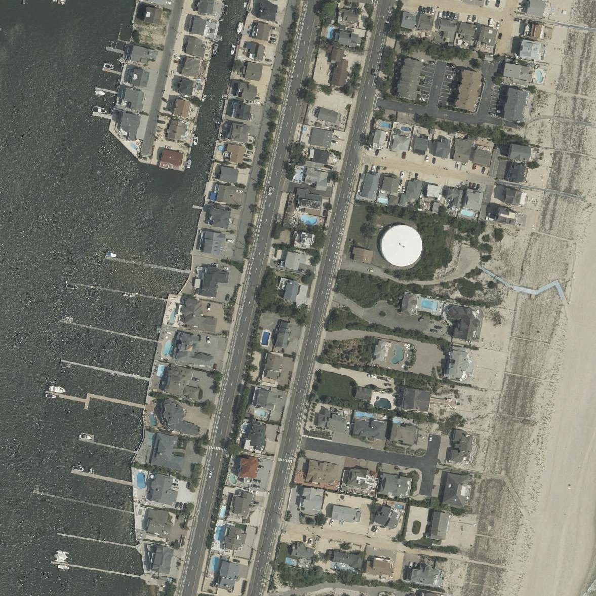 Aerial map of Brick Beach Two
