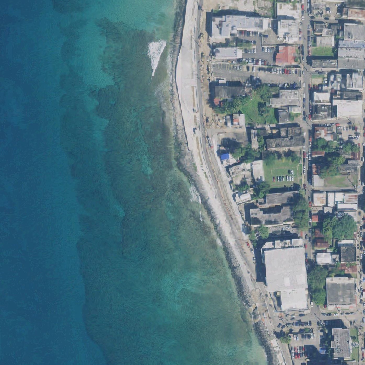 Aerial map of Bridges Surf Beach