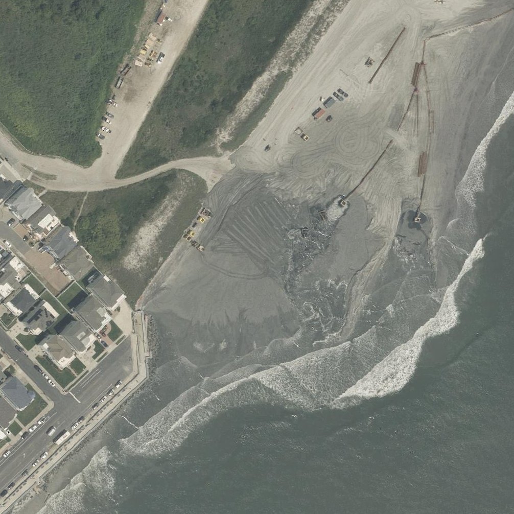 Aerial map of Brigantine - 4x4 Beach North Entrance