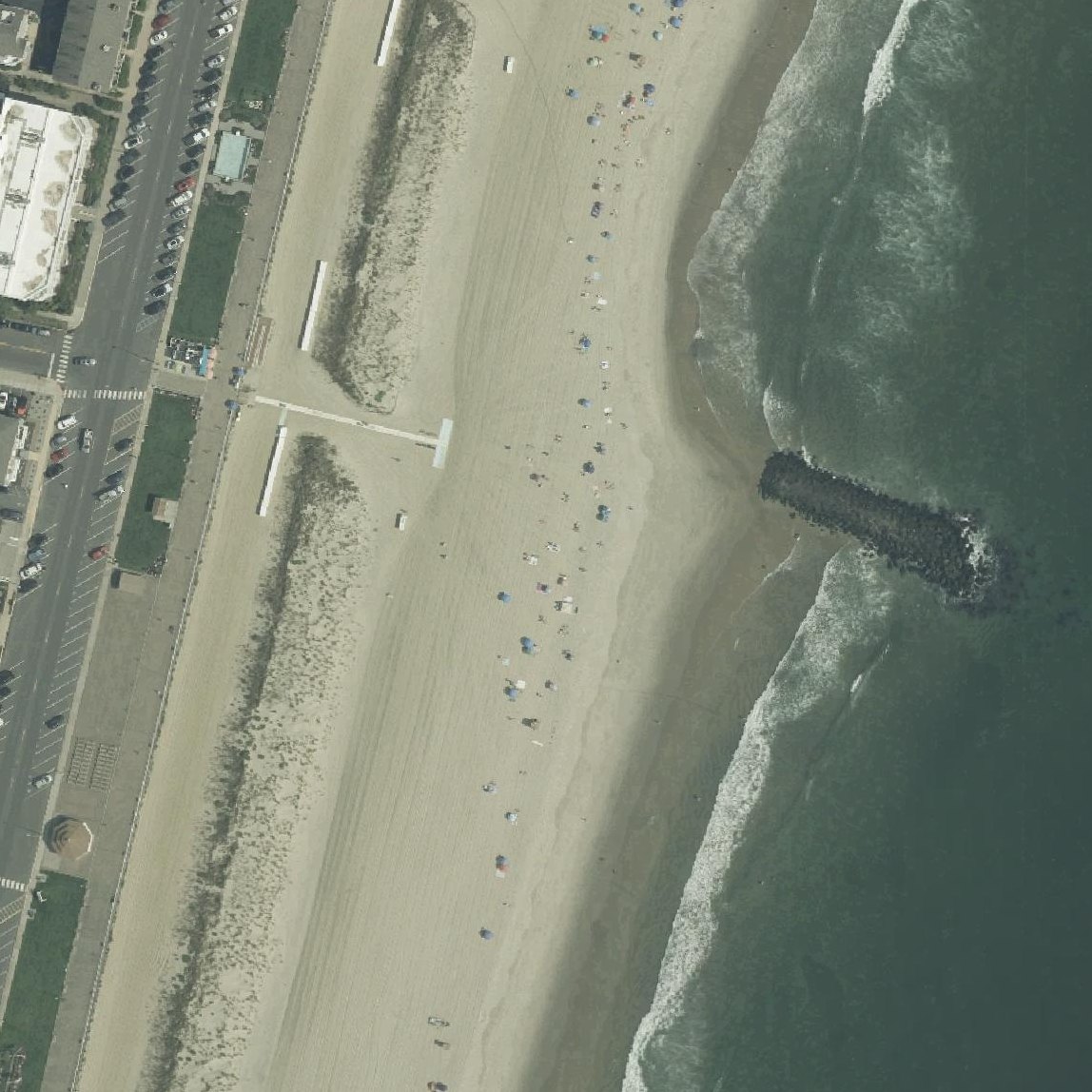 Aerial map of Brinley Avenue Beach