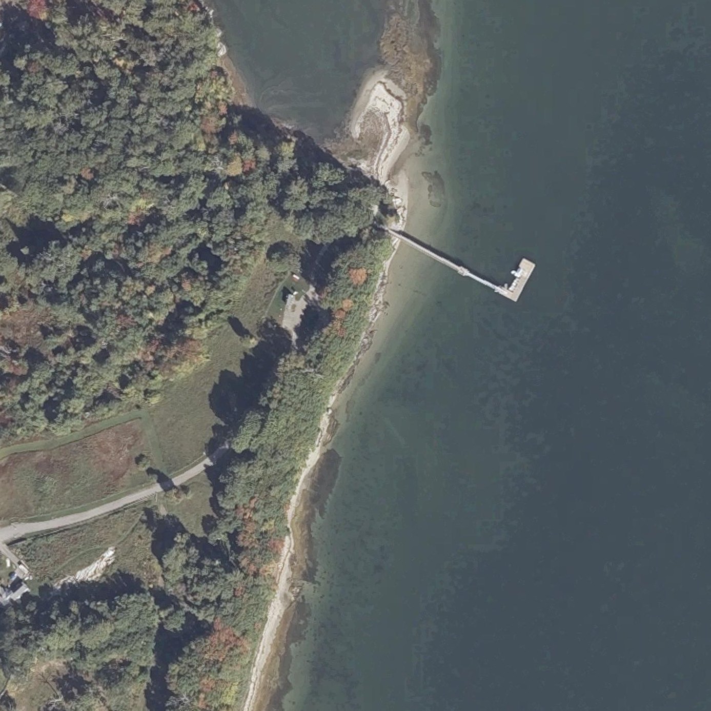Aerial map of Broad Cove Reserve