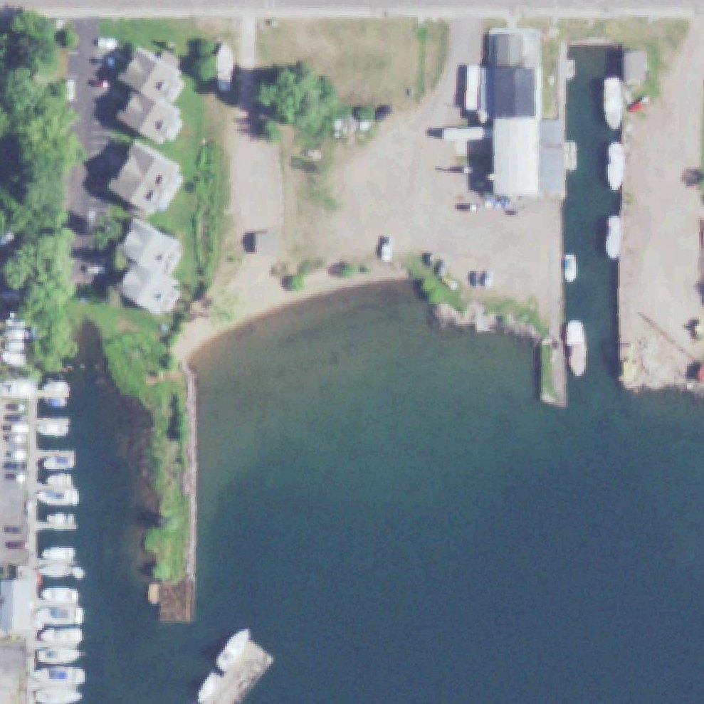 Aerial map of Broad Street Beach