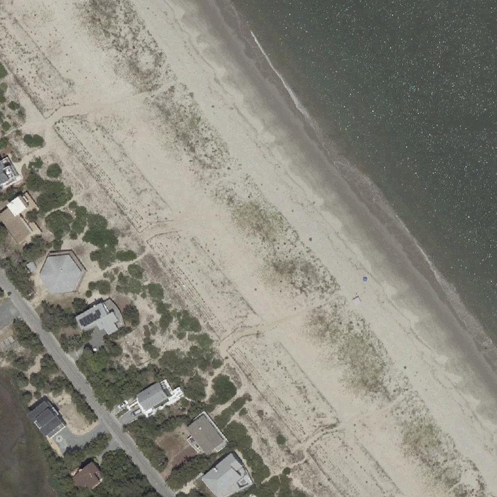 Aerial map of Broadkill Beach