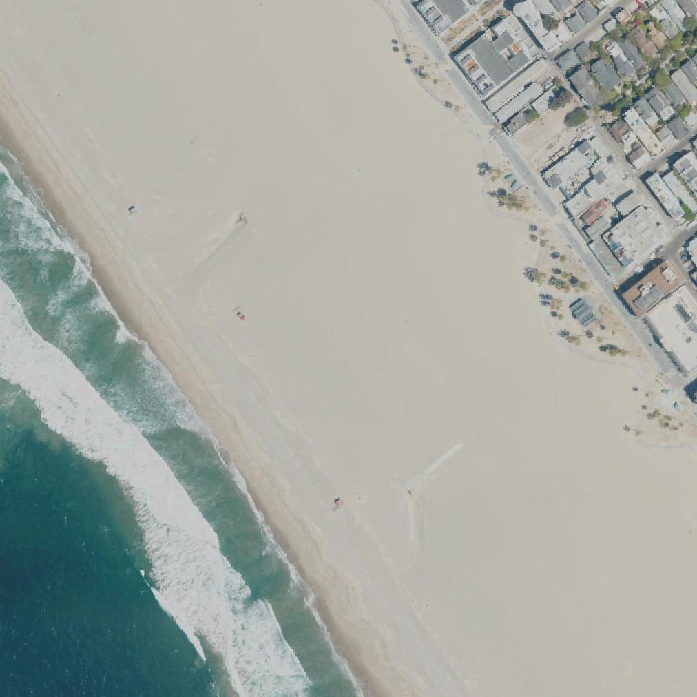 Aerial map of Brooks Ave Beach