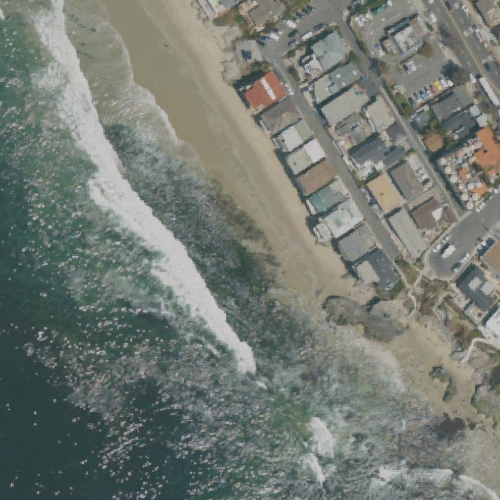 Aerial map of Brooks Street Beach