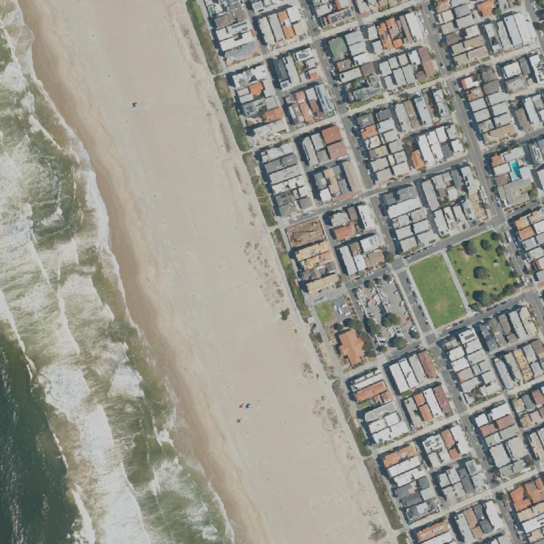 Aerial map of Bruce's Beach