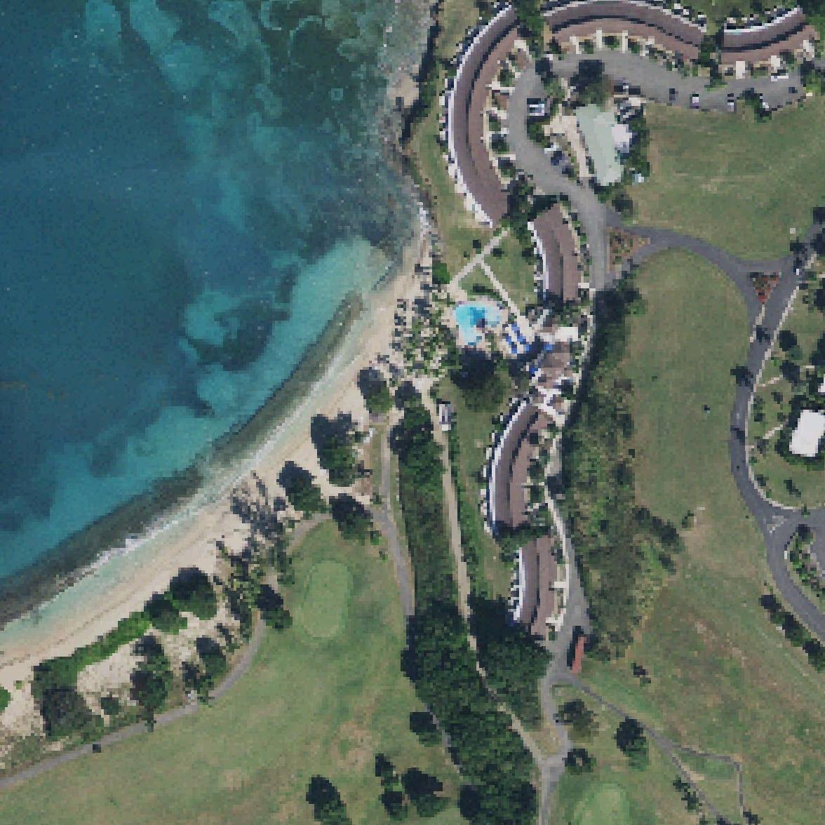Aerial map of Buccaneer Beach
