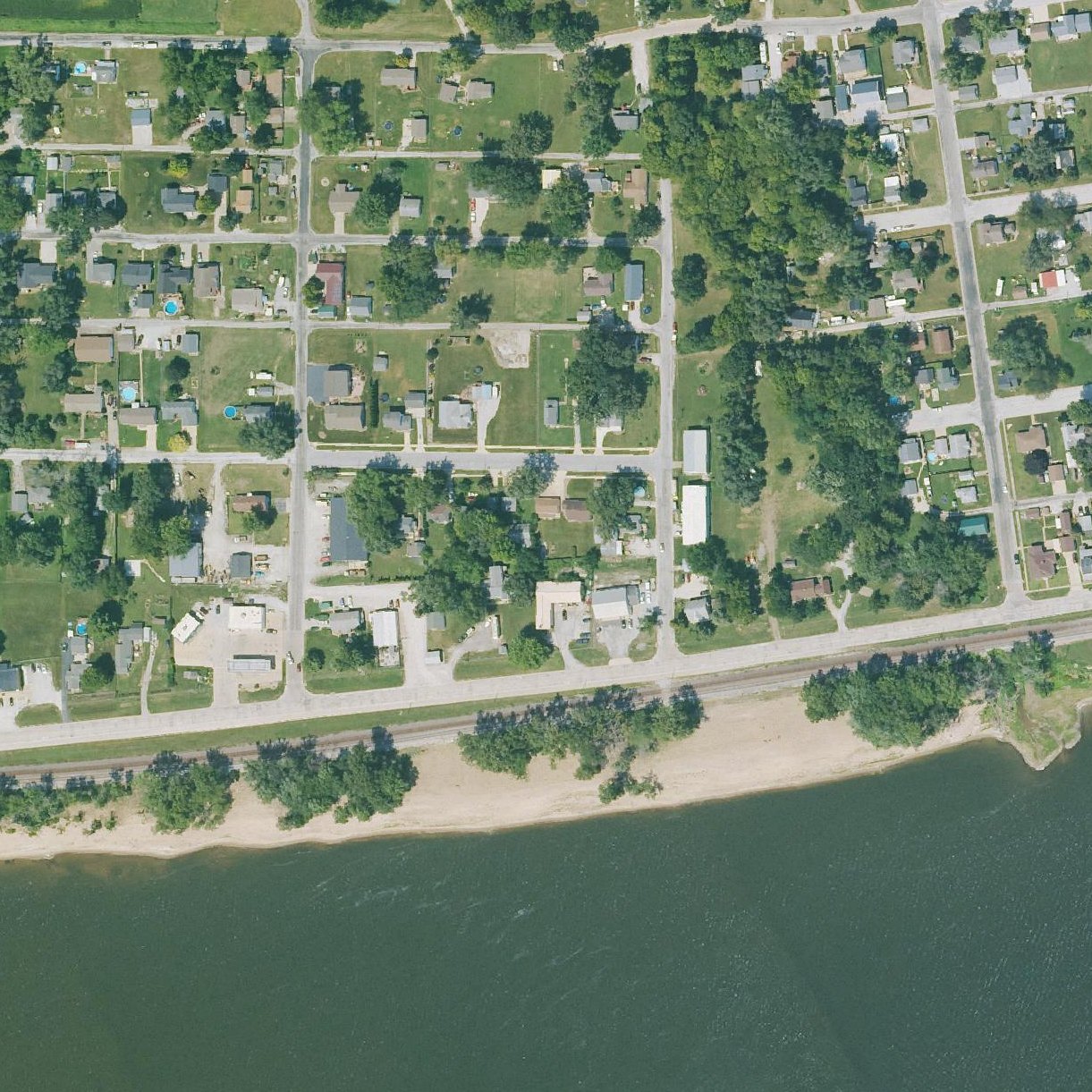 Aerial map of Buffalo Beach