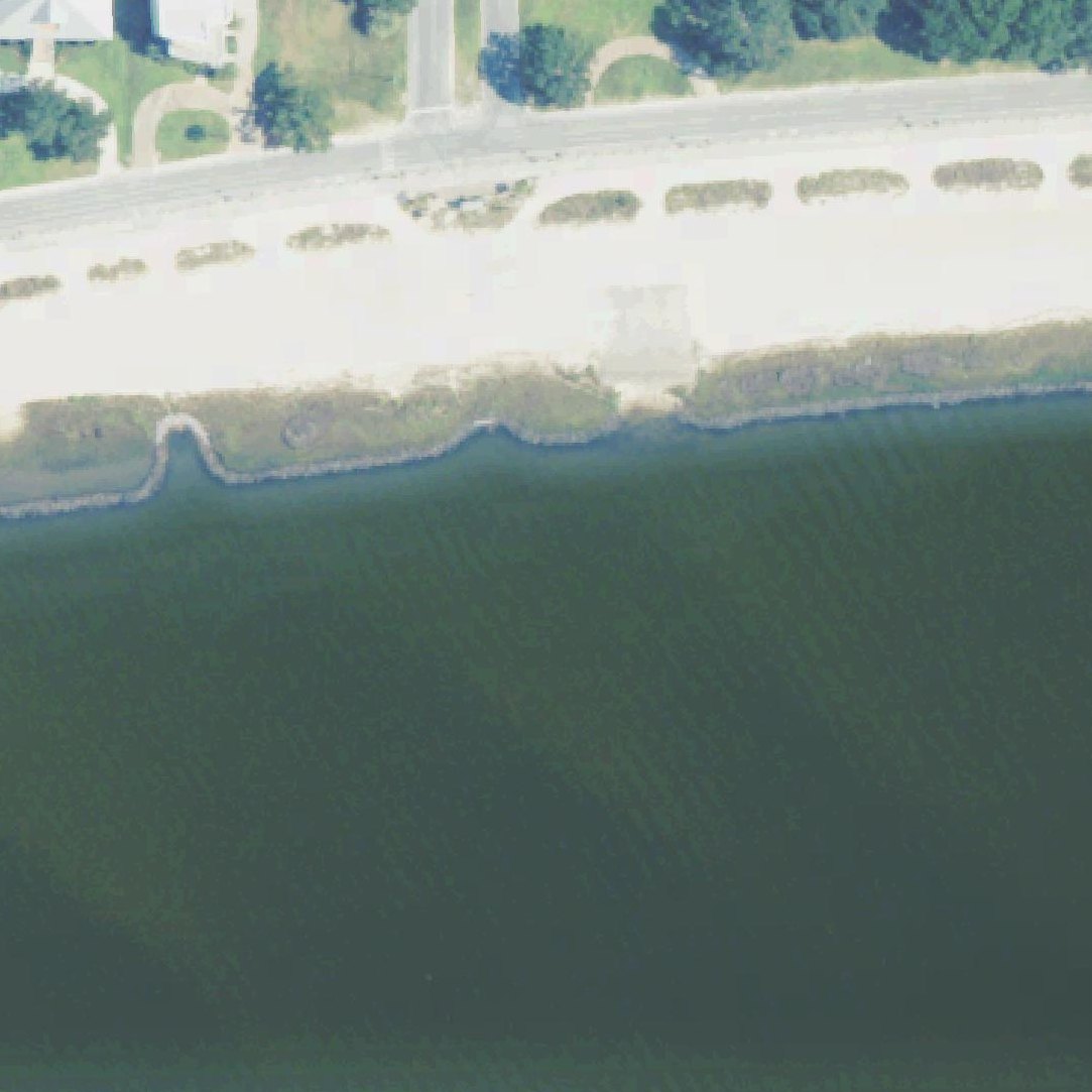 Aerial map of Buffett Beach