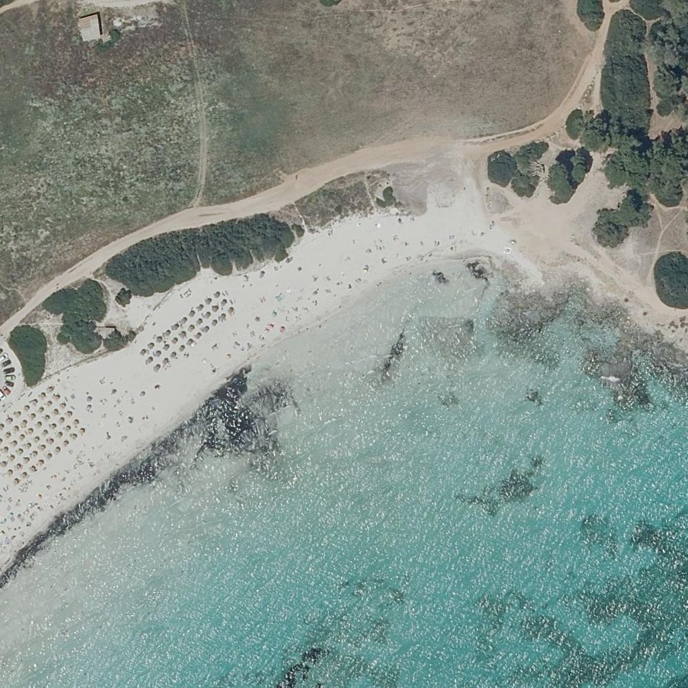 Aerial map of Bunker Sa Coma Beach