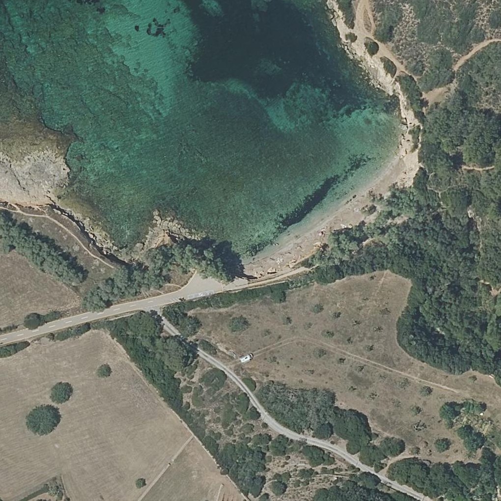 Aerial map of Ca los Camps