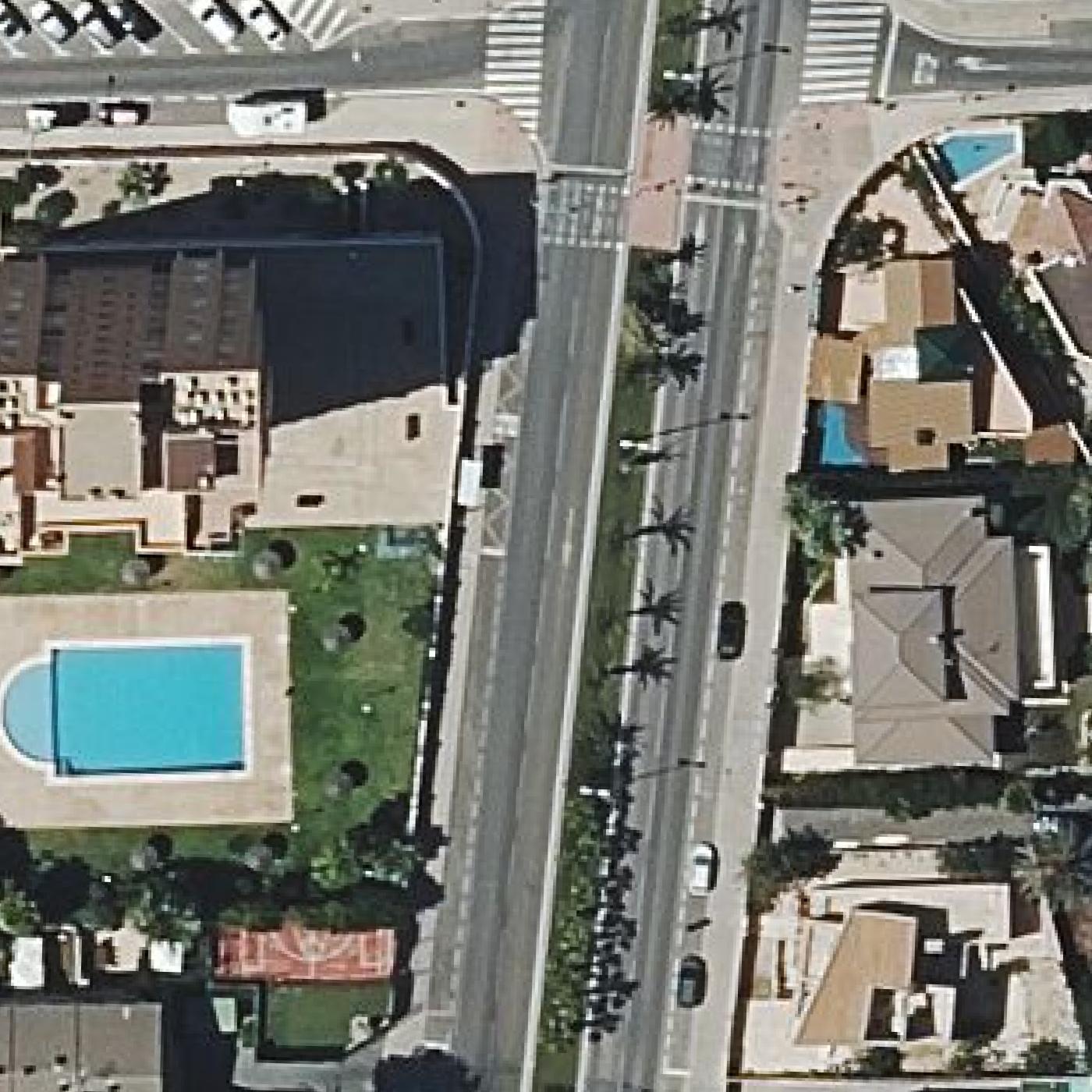 Aerial map of Cabo de Las Huertas