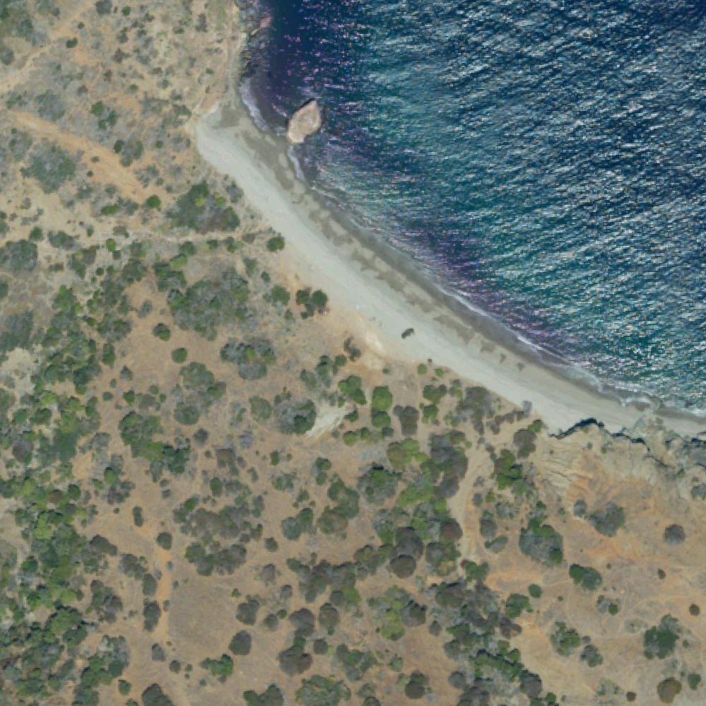 Aerial map of Cabrillo Beach