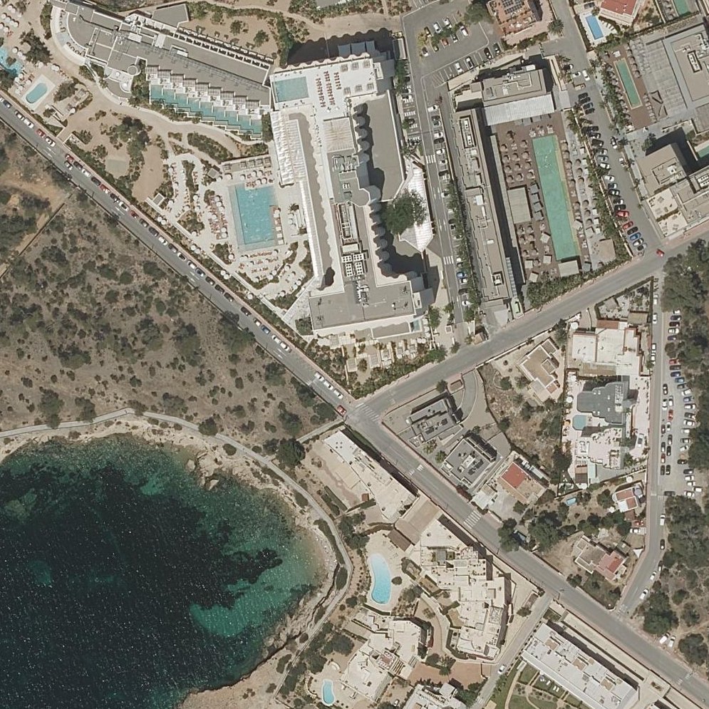 Aerial map of Cala Alto de Porta