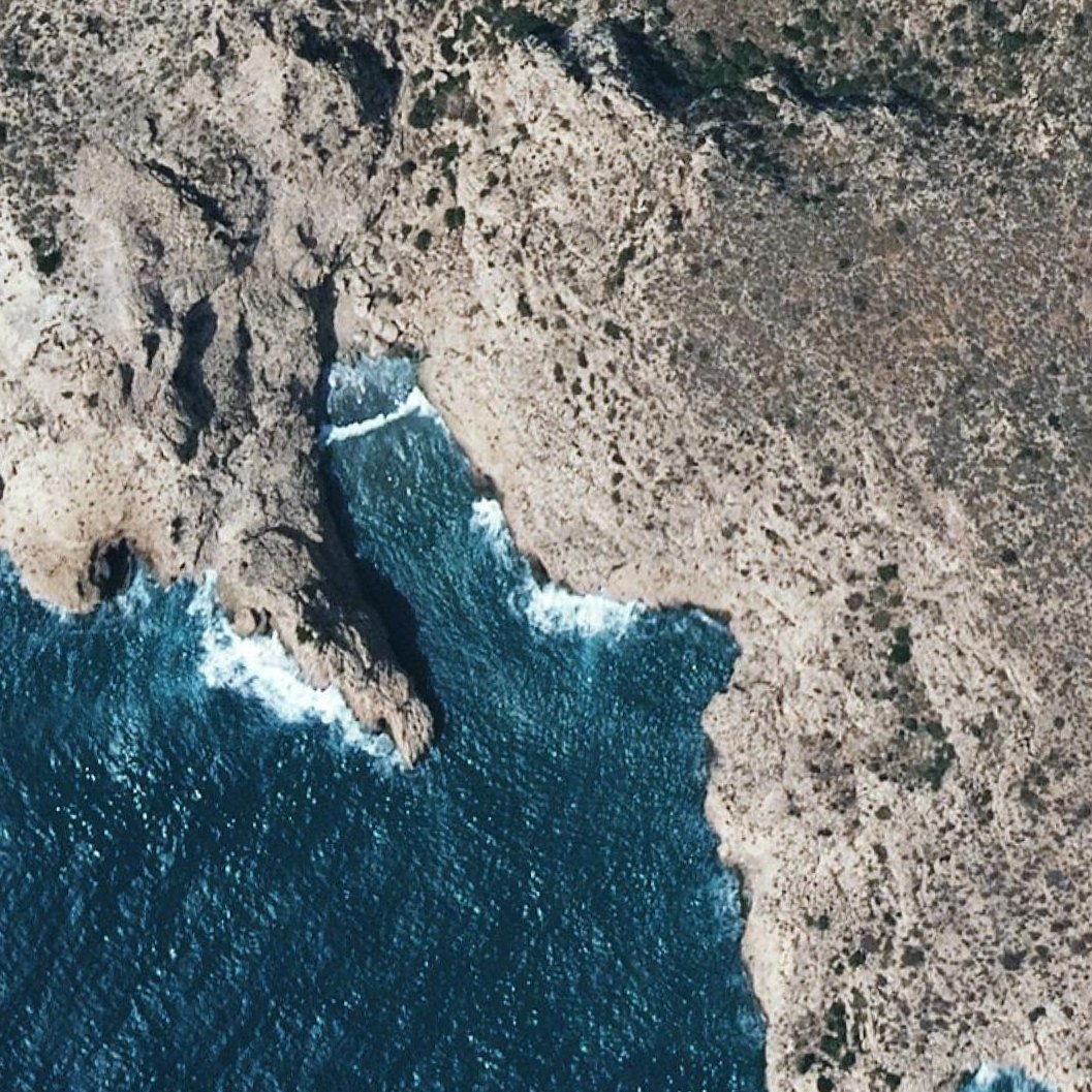 Aerial map of Cala Arena