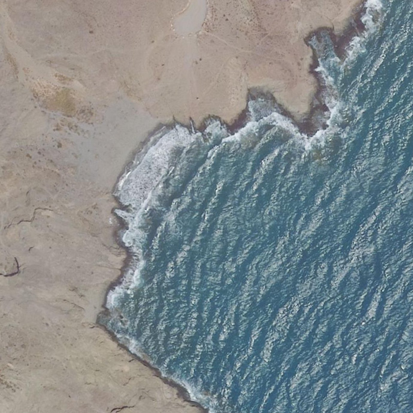 Aerial map of Cala Arena