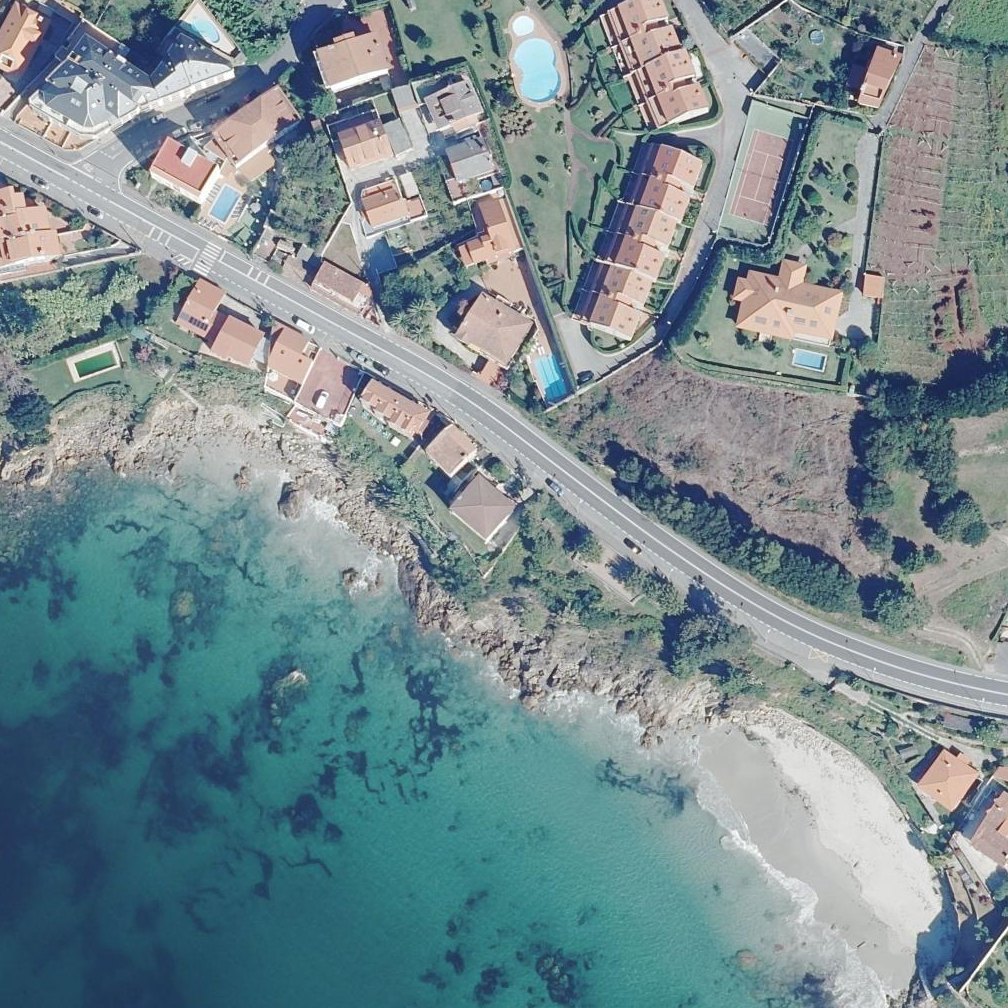 Aerial map of Cala Aurita