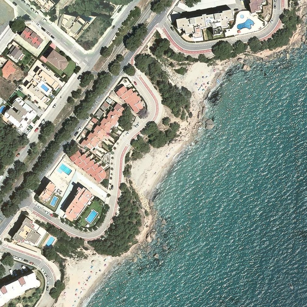 Aerial map of Cala Bot